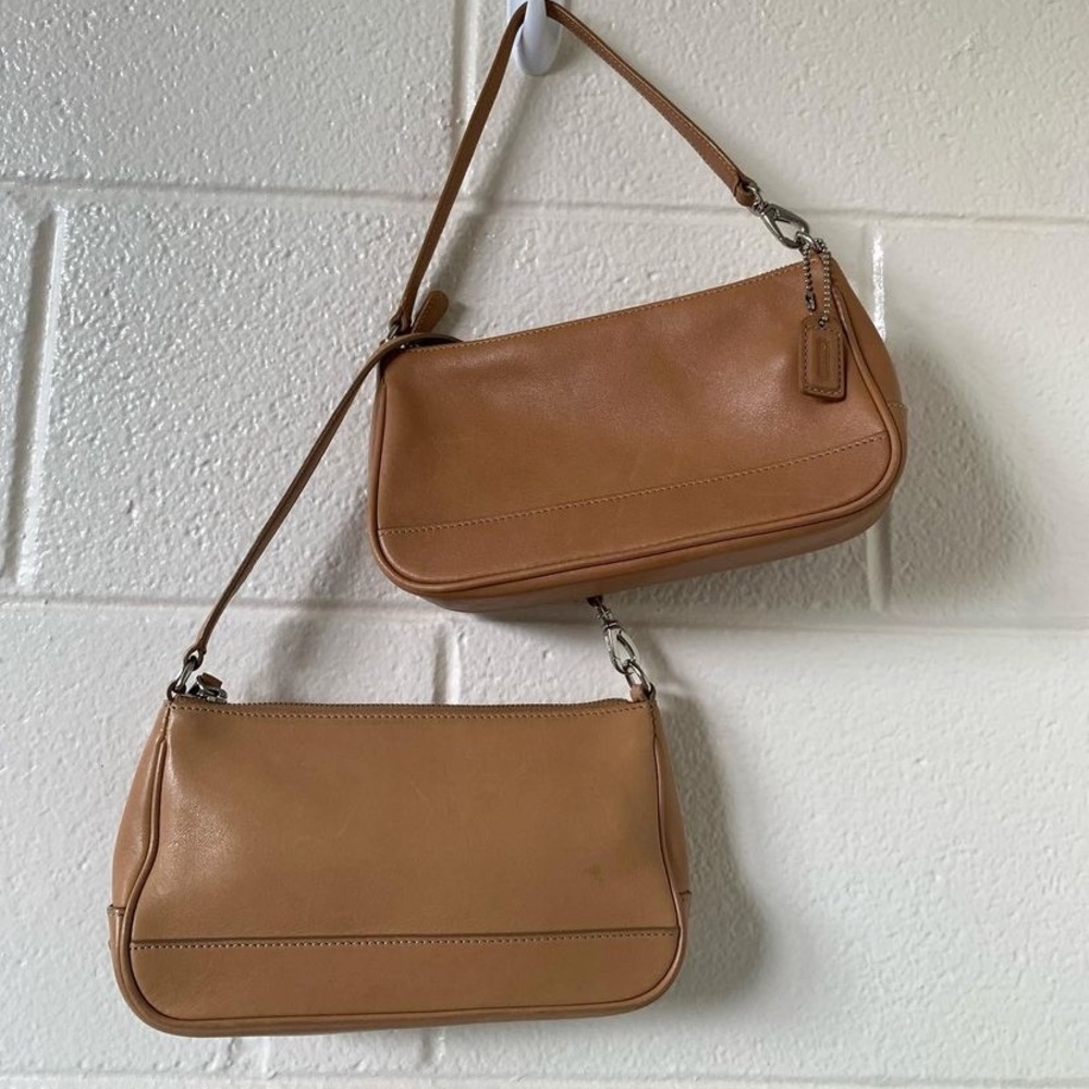 Coach demi hampton leather shoulder bag